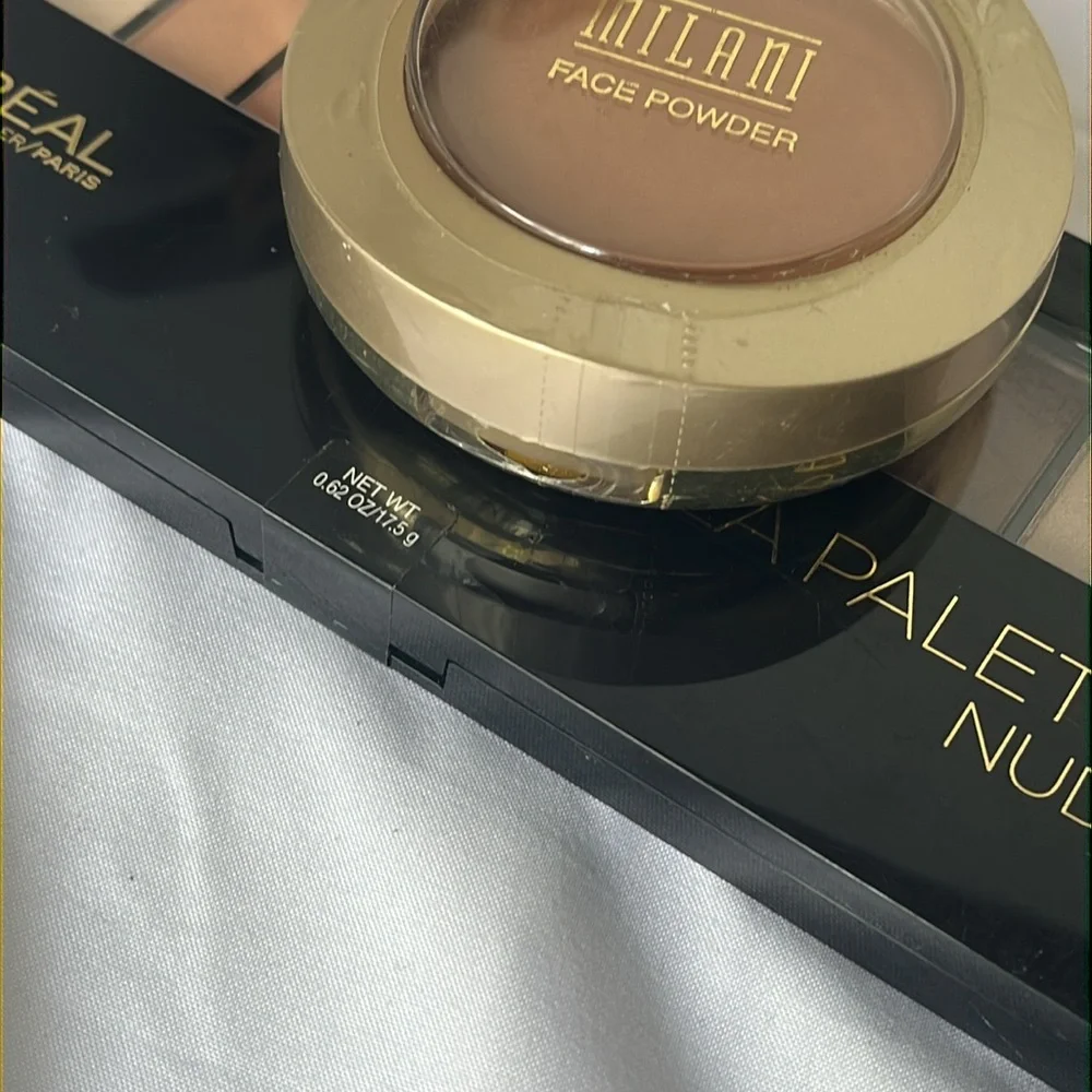 L'Oreal La Palette Nude 1 Eyeshadow Palette Malani Face Powder 10 Chestnut